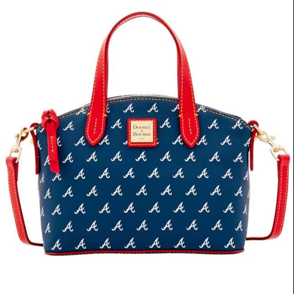 NWT MLB Atlanta Braves Dooney & Bourke Ruby Purse w/ crossbody